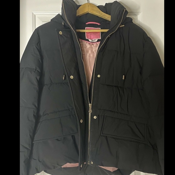 KATE SPADE New York Hooded Puffer Jacket Size L - Picture 5 of 7